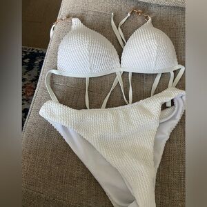 Shein white bikini